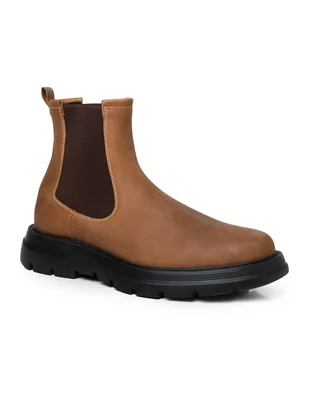 Bota Chelsea De Piel Bovina Hamilton Logan Camel