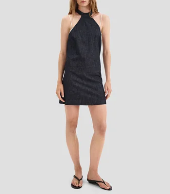 Vestido Corto jaspeado Mujer