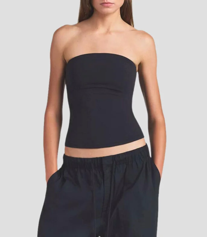 Top liso Mujer