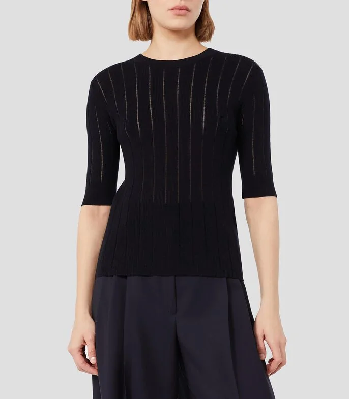 Suéter cuello redondo Mujer