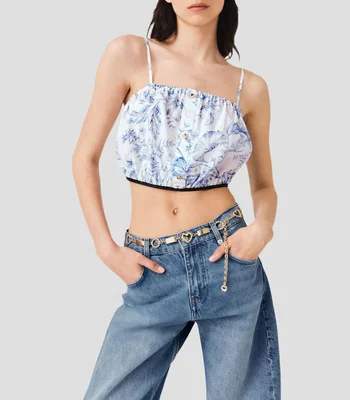 Top estampado Mujer
