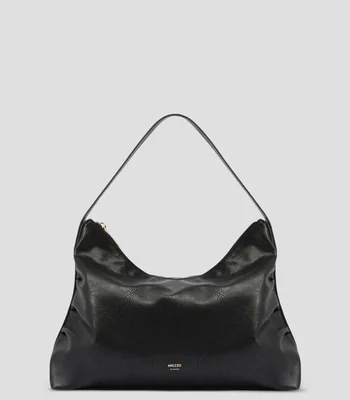 Bolsa Hobo Cabedal Rustic Sólido Mujer