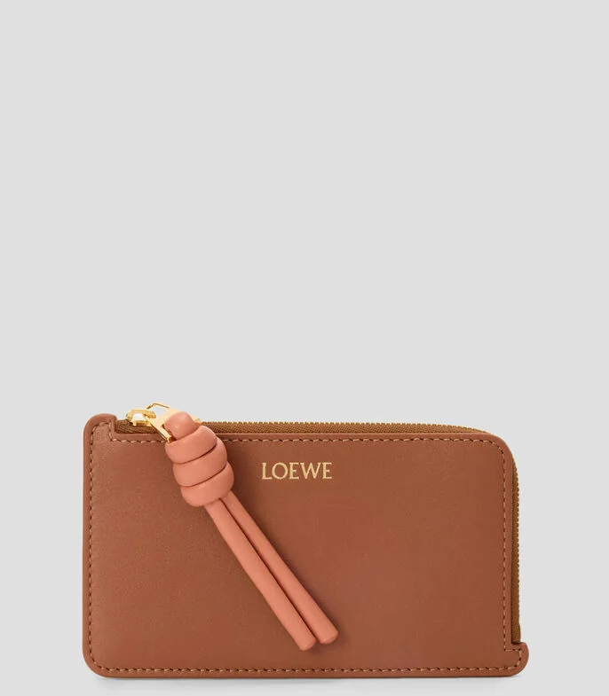 Tarjetero Knot liso Mujer