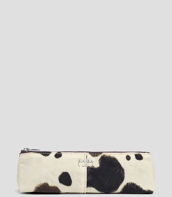 Estuche con animal print Pony Mujer