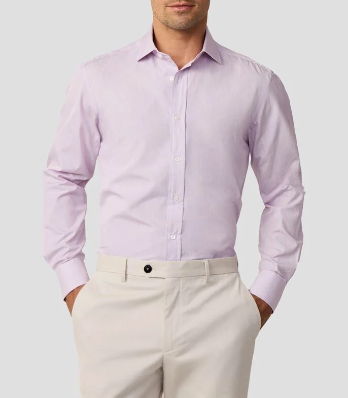 Camisa a cuadros manga larga Hombre