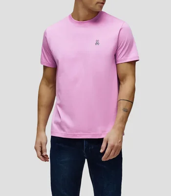 Playera cuello redondo manga corta lisa Hombre