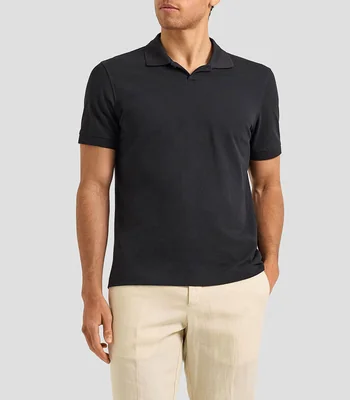 Playera Tipo Polo manga corta lisa Hombre