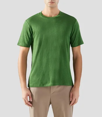 Playera cuello redondo manga corta lisa Hombre