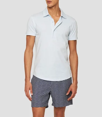 Playera tipo Polo manga corta lisa Hombre