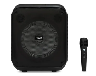 Bocina Portátil Misik MS231 8,000 W con Luz LED