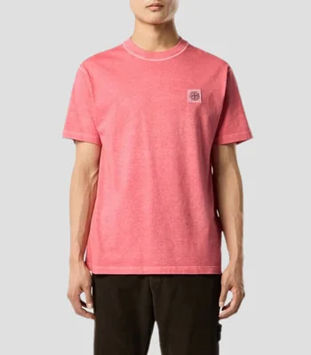 Playera cuello redondo manga corta lisa Hombre