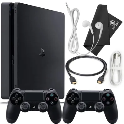 Consola Playstation 4 Slim Reacondicionada Zeust 1 Tb Con 2 Controles - Venta Internacional.