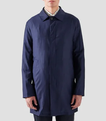 Gabardina con Botonadura Hombre