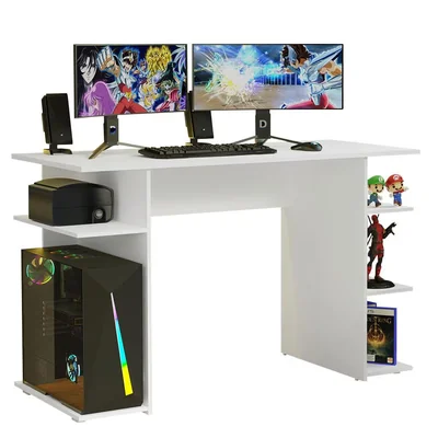 Escritorio Para Computadora Gamer Blanco 9424 Madesa