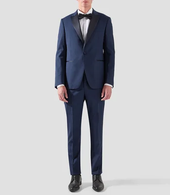 Traje de Ceremonia de Lana Corte Regular Hombre