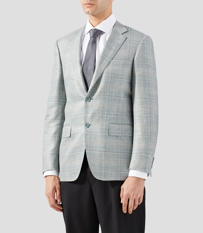 Saco de cuadros Hombre
