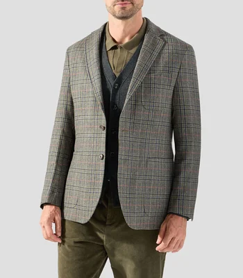 Blazer de cuadros Hombre