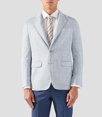 Saco de cuadros Hombre