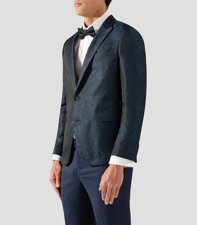 Saco con jacquard Hombre
