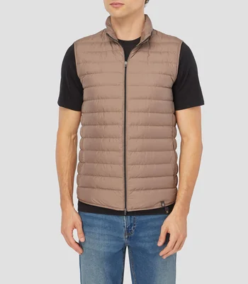 Chaleco acolchado liso Hombre