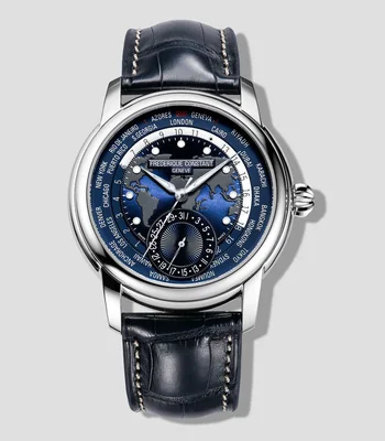 Reloj para Hombre FC Manufacture Worldtimer Casual Plateado