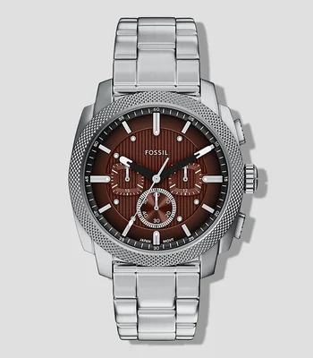 Reloj para hombre Machine casual, plateado