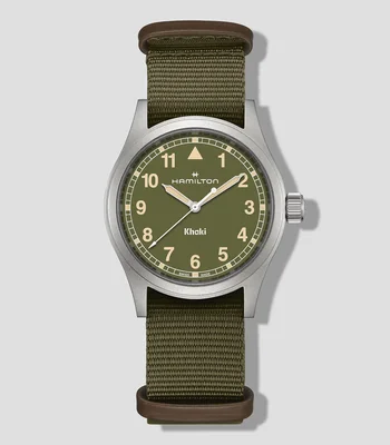 Reloj para Hombre Khaki Field Quartz casual plateado