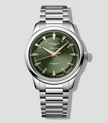 Reloj para hombre Conquest Heritage de vestir, plateado