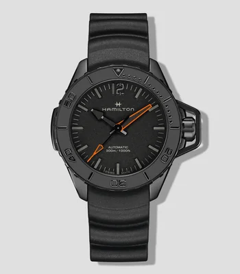 Reloj para Hombre Khaki Navy Frogman Deportivo Negro