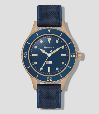 Reloj para Hombre Archivo Historico Mil-Ships casual tono oro rosa, azul