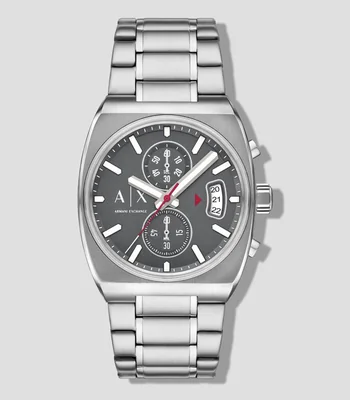 Reloj para hombre Street Casual, Plateado