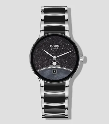 Reloj para Hombre Centrix Moonphase edición especial plateado
