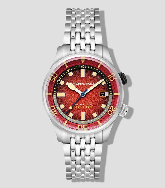 Reloj para Hombre Bradner Automatic Red Reef Casual Rojo, Plateado