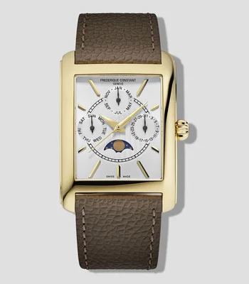 Reloj para Hombre Classic Carree Business Timer Casual, Dorado