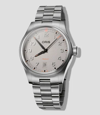 Reloj para Hombre ProPilot Date Deportivo Plateado