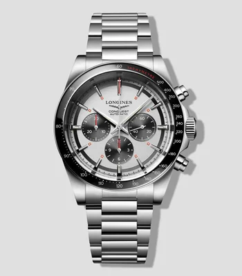 Reloj para Hombre Conquest casual plateado