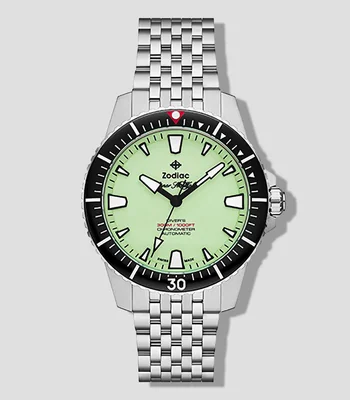 Reloj para Hombre Pro Diver Deportivo Plateado, Negro