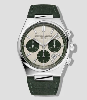 Reloj para hombre Highlife Chrono Green Casual, Plateado
