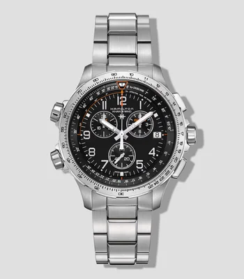 Reloj para Hombre Khaki X-Wind GMT Casual Plateado
