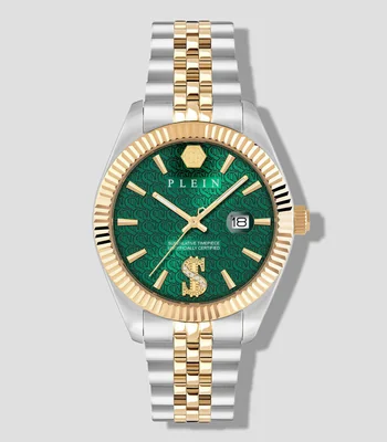 Reloj para hombre Date Superlative Casual, Plateado, Dorado