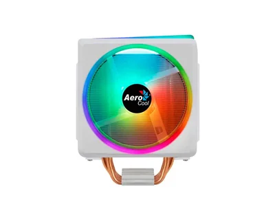 Disipador Aerocool Cylon 4f Argb Ventilador 120mm Amd Intel color Blanco