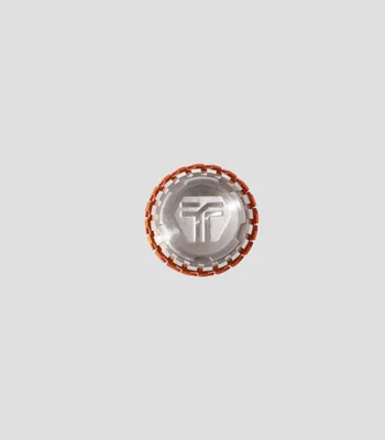 Corona intercambiable para reloj Atomic en acero naranja