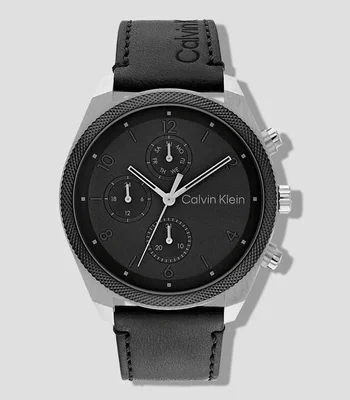 Reloj para Hombre Impact Casual Plateado, Negro