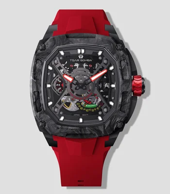 Reloj para Hombre Dark Matter 5 deportivo negro, rojo