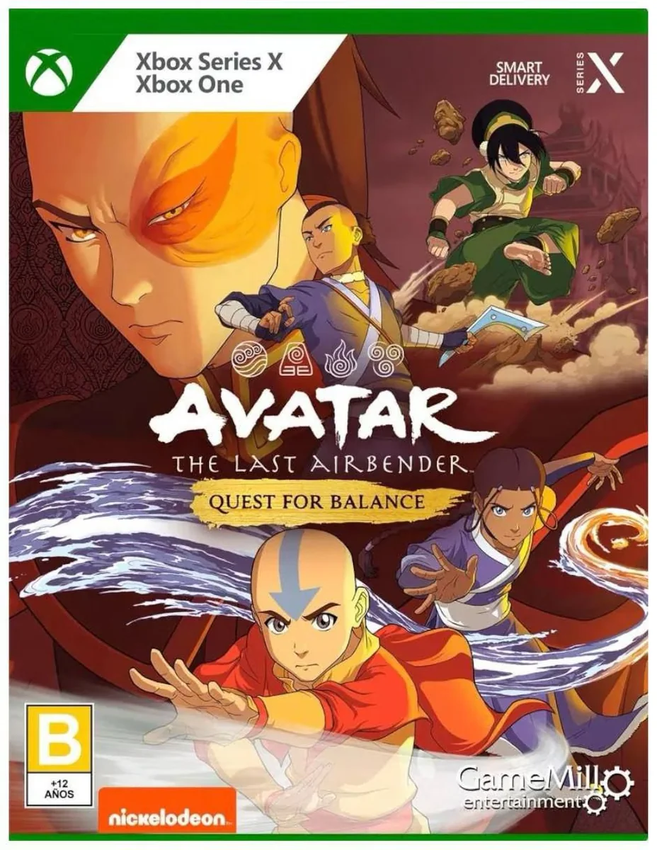 Avatar the last airbender Quest for balance Xbox estándar para Xbox One, Xbox Series X/S