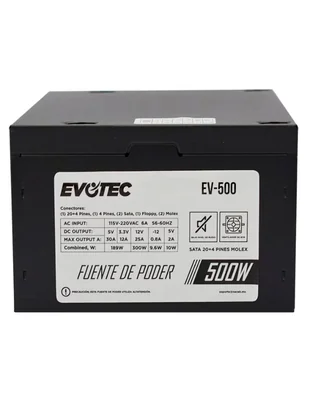 Fuente de poder Evotec EV-500