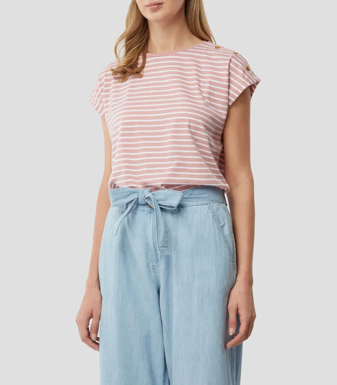 Playera Cuello Redondo Manga Corta Mujer