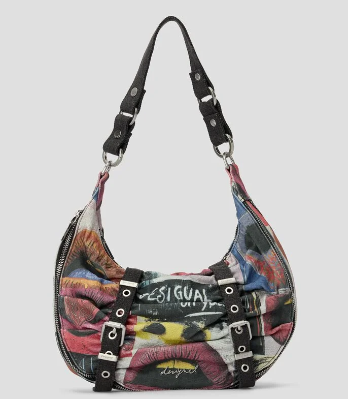 Bolsa Shoulder Graffiato con estampado Mujer