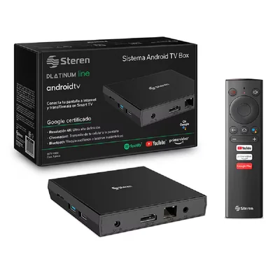 Sistema Android Tv Steren Box Intv-1000