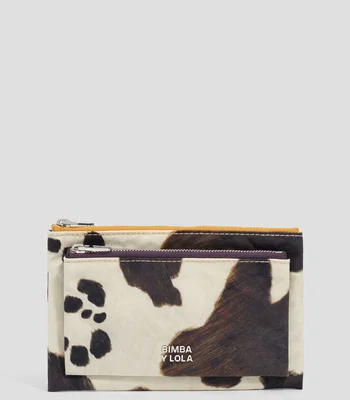 Cartera pocket con animal print Pony Mujer
